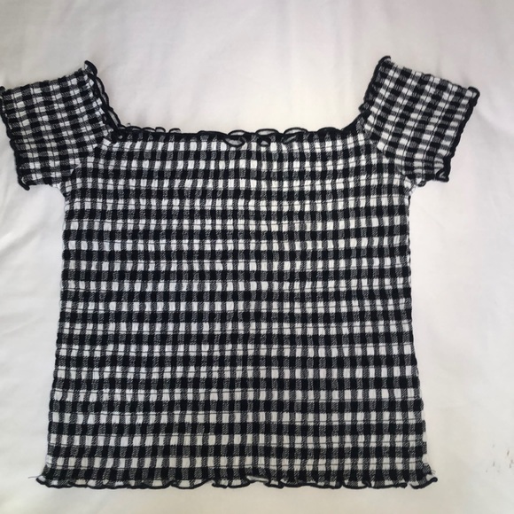 Never worn, Off the Shoulder, Black & white - Picture 1 of 3